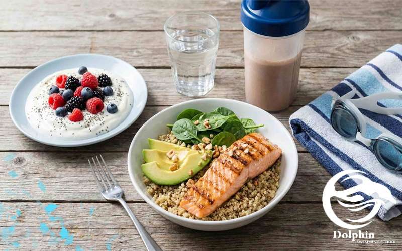 چه چیزی بعد از شنا بخوریم هم که سیر شویم هم چاق نشویم